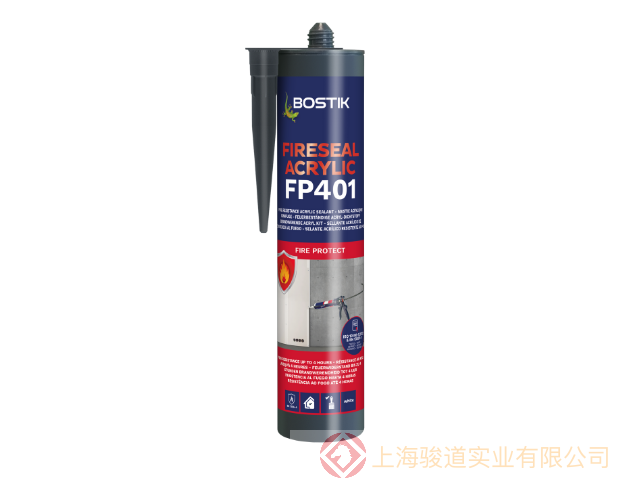 法國 波士膠 BostikFP401 Fireseal Acrylic Sealant 是一種單組分、防火型丙烯酸密封膠 適用于石膏和石材基材中的線性接縫的防火密封