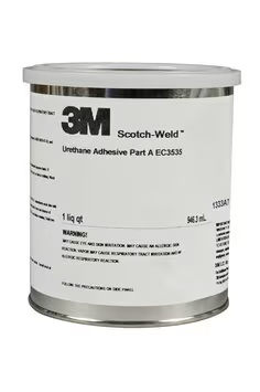 3M Scotch-Weld EC-3535 B/A 聚氨酯膠粘劑 一種速效雙組分聚氨酯膠粘劑,可在常溫或加熱條件下固化,從而達到具有良好抗沖擊性能的堅韌結構性粘合效果。對于金屬、塑料、復合材料以及多種涂有底漆或油漆的金屬和塑料基材,我們的膠粘劑都具有很強的粘接能力產(chǎn)品圖片 0