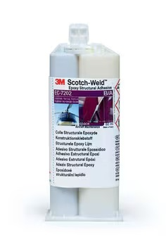 3M Scotch-Weld EC-7202 托架粘合劑 一種雙組分環氧粘合劑，具有較高的機械強度和良好的韌度，可在常溫條件下快速固化